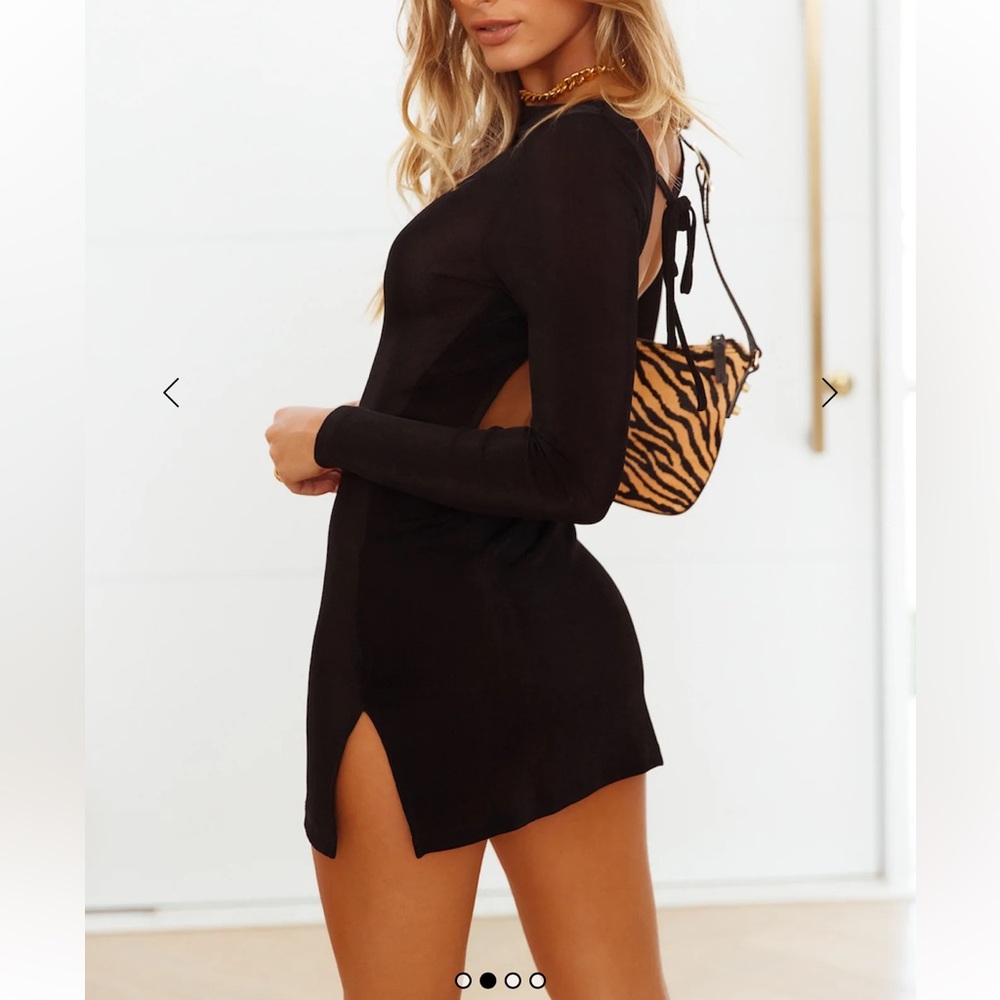 NWT Lioness Black Long Sleeve Dress
